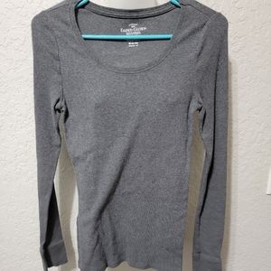 Gray Faded Glory Long Sleeve